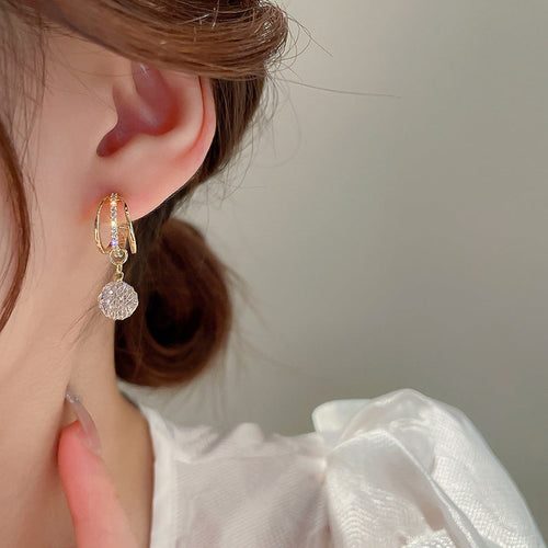 Skanto | Fashion Diamond Crown Øredobber