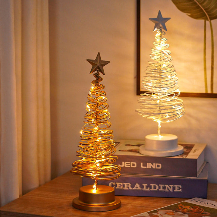 Skanto | Bordlampe med LED-lamper og metalltre