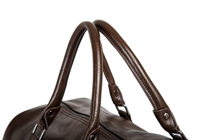 Skanto | Stillegående lær herre reise bag – Perfekt for lange og korte turer