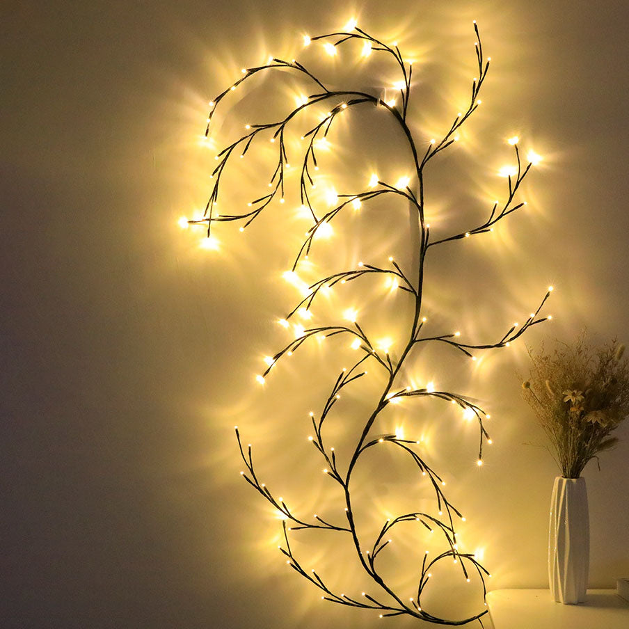 Skanto | Moderne Gren Rattan Lyskilder LED Dekorative Lyskilder