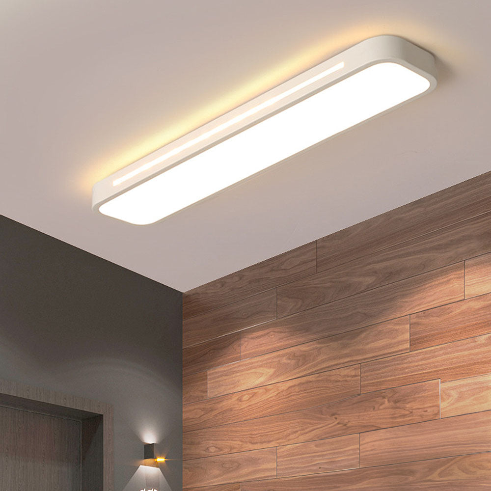 Nordiske minimalistiske lange LED-Deckenleuchte