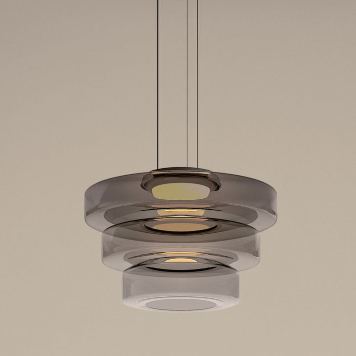 Skanto | Modern Glass Pendant Lamp in Bauhaus Style - AuroraSphere