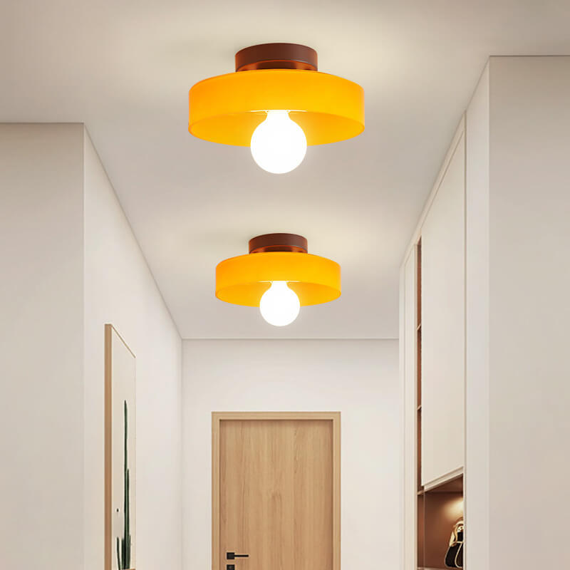 Skanto | Nordéa Curve Skandinavisk Vegglampe | Glass & Jern | Rundt Panel | Minimalistisk Design | Belysning for Stue & Soverom