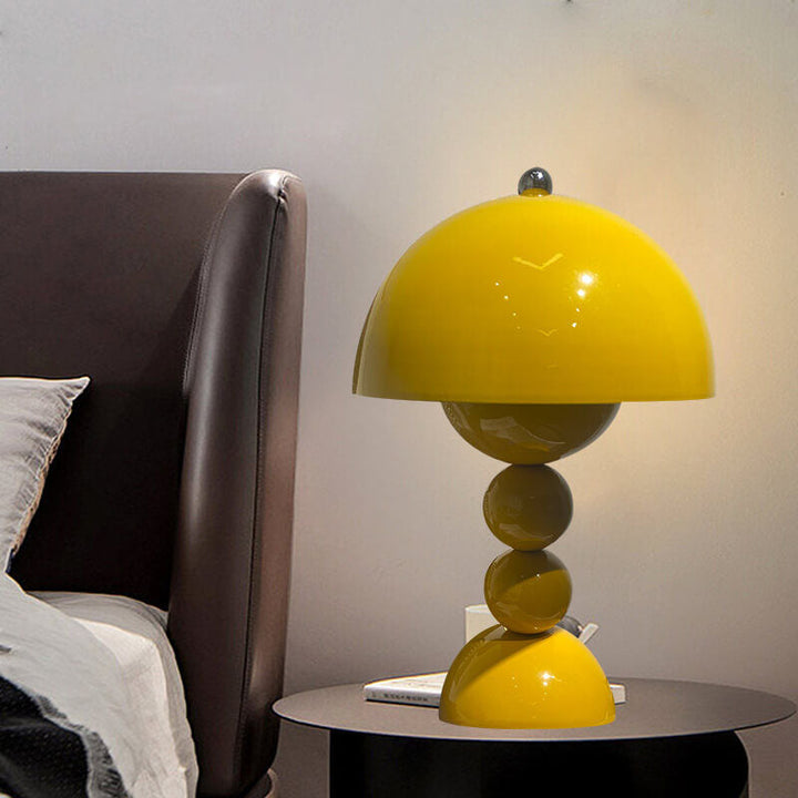 Skanto | Moderne Luksus Bordlampe laget av Grønn Pumpkin Keramikk med 1 Lys – Ideell for Nattstue/Stue/Soverom/Kontor