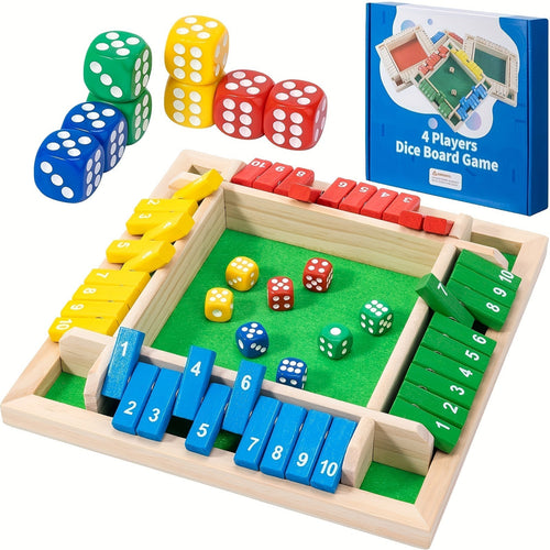 Shut The Box-spill, treplate terningspill Skanto