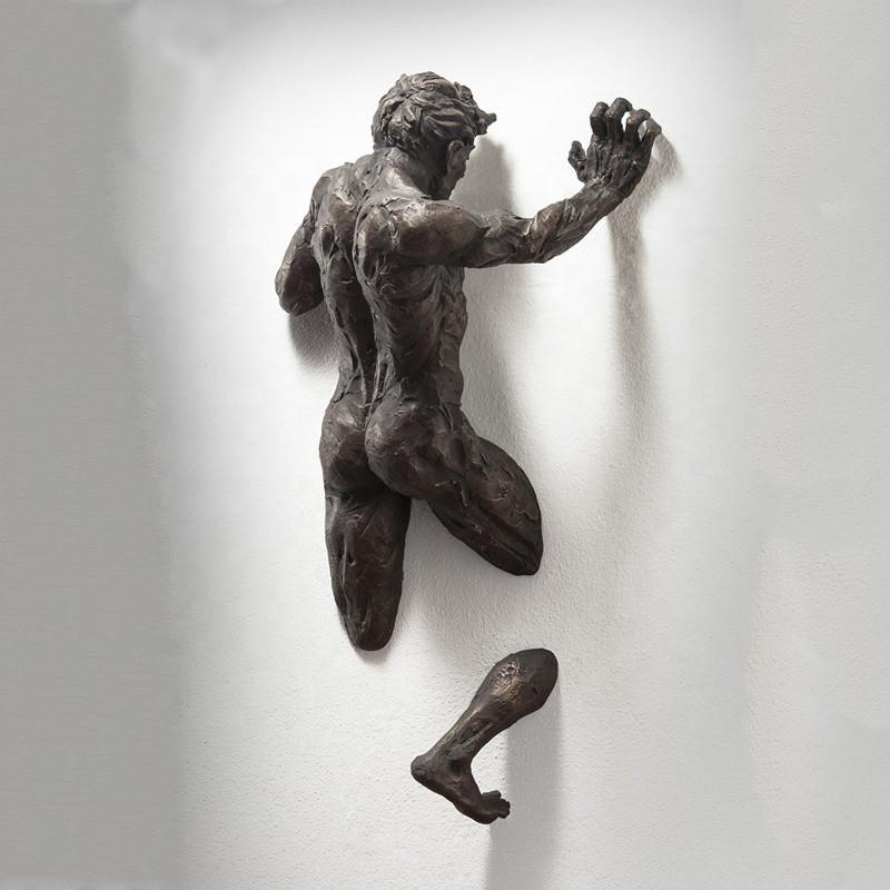 Art of Wall Sculpture Ornament Laget av Resin | Skanto