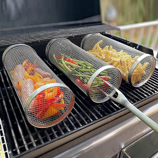 Norvo | Grill Spin - Rullbar Grillkurv (1+1 Gratis)