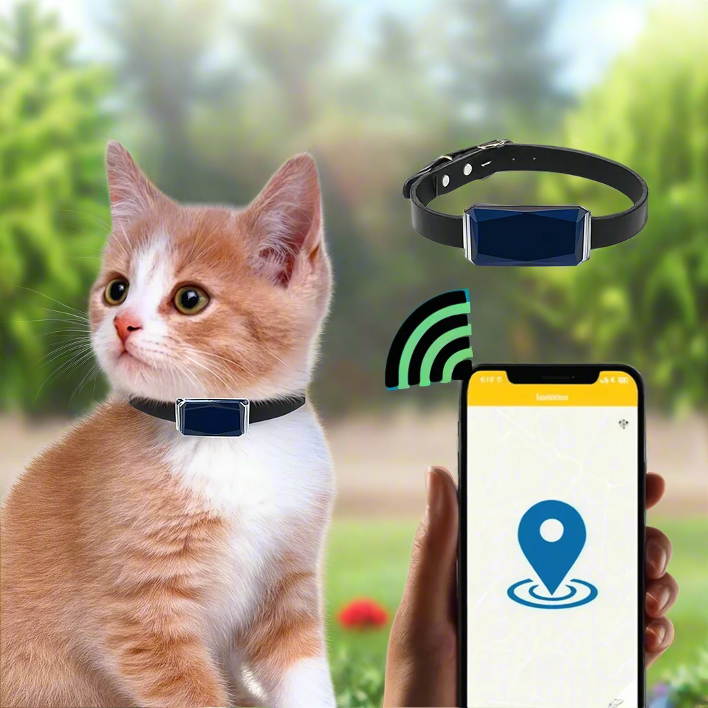 Skanto | GPS Tracker Realtime Lær Pet Krage