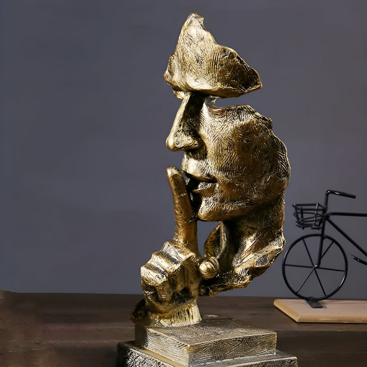 Abstract Thinker Skulptur – Moderne Deco Figur laget av Harpiks | Perfekt for Stue & Kontor | Skanto