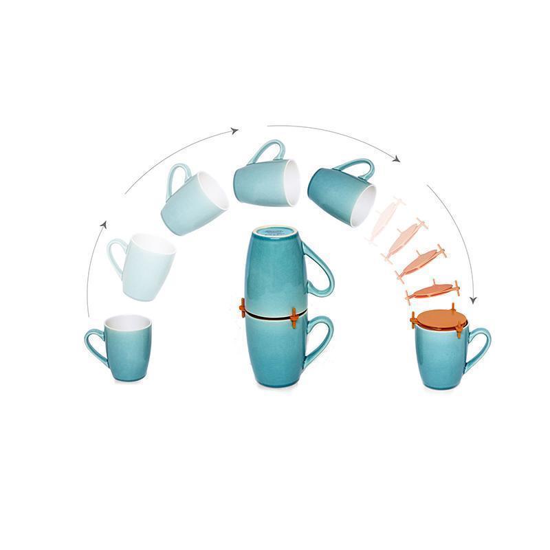 Skanto | Kaffeetassestativ og lagring, (6-pakke)