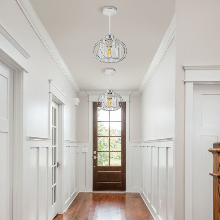 Skanto | Pendellampe svart glass kule taklampe