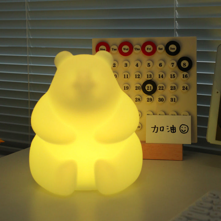 Skanto | Modern Creative Bear PE LED Table Lamp for Living Room