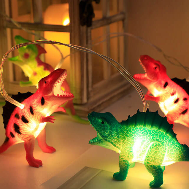 Skanto | Kreativ tegneserie dinosaur dekorasjon LED batteriboks lyskjede