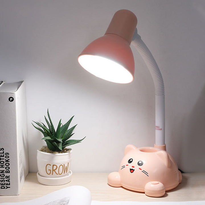 Skanto | Moderne Tegneserie Katt Student Øyepleie LED Skrivebordslampe