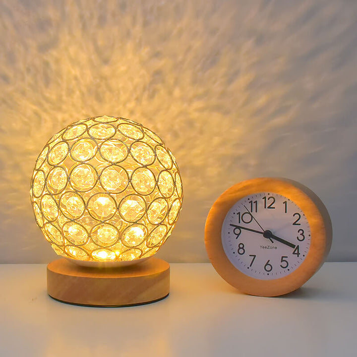 Skanto | Modern Minimalist Rund USB oppladbar LED bordlampe