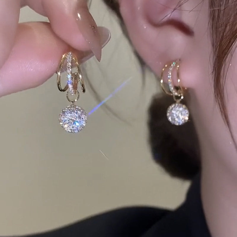 Skanto | Fashion Diamond Crown Øredobber