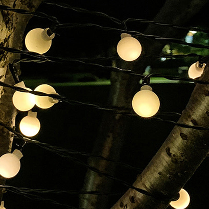 Skanto | Moderne Art Deco vanntett Solar-PVC-Gummi-akryl-snor-bees-ball-kristall-ball-fall-LED lys utendørs for hagen