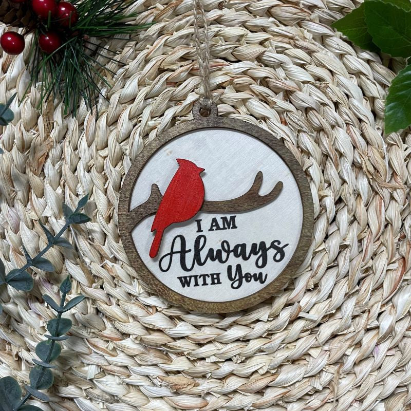 Skanto | Cardinal Bird Tre juleornament