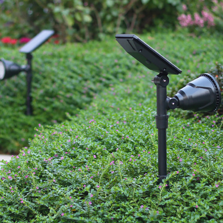 Moderne industriell ABS solvanntett LED spotlight hageinnsettingslys for utendørs patio | Skanto