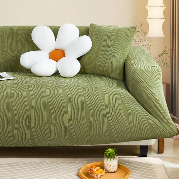 Jacquard Stretch Full-Cover Anti-scratch Sofa Deksel Myk Katt-vennlig | Skanto