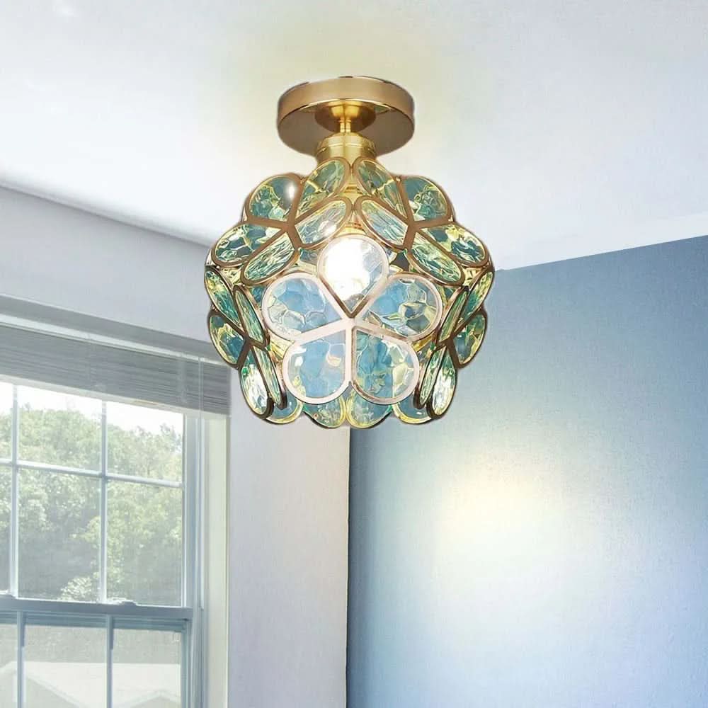Skanto | Flowers Stil Glass Gang Taklampe