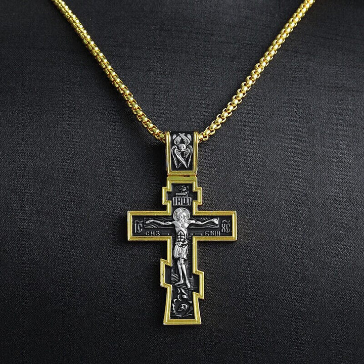 Vintage Cross Necklace Skanto