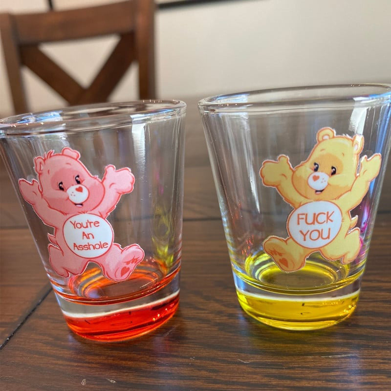 Skanto | Swear Bears Likørglass, 6 Stykker