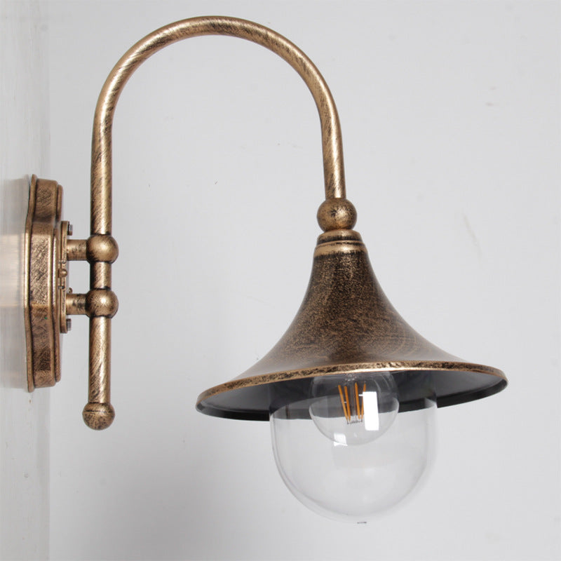 Retro Minimalist Trompet Vanntett 1-Lys Vegglampe | Skanto
