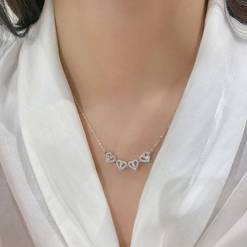 Skanto | Lucky Heart Sterlingsølv Halskjede