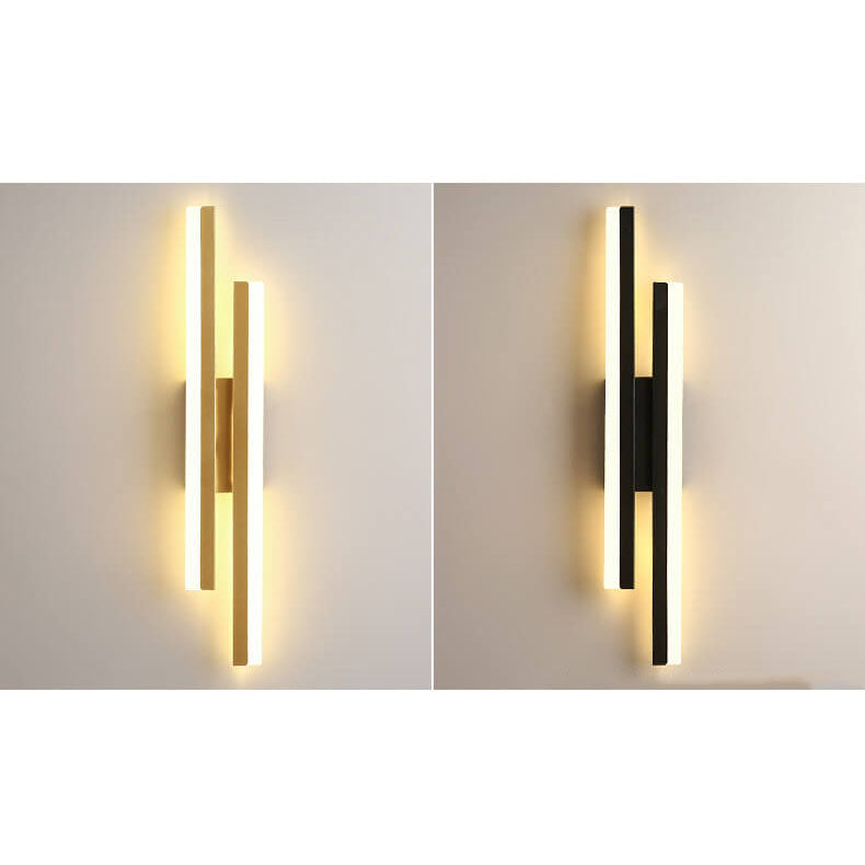 Skanto | LuxLine Moderne LED Vegglampe | Minimalistisk Design | Jern & Akryl | Dimmbar Lys