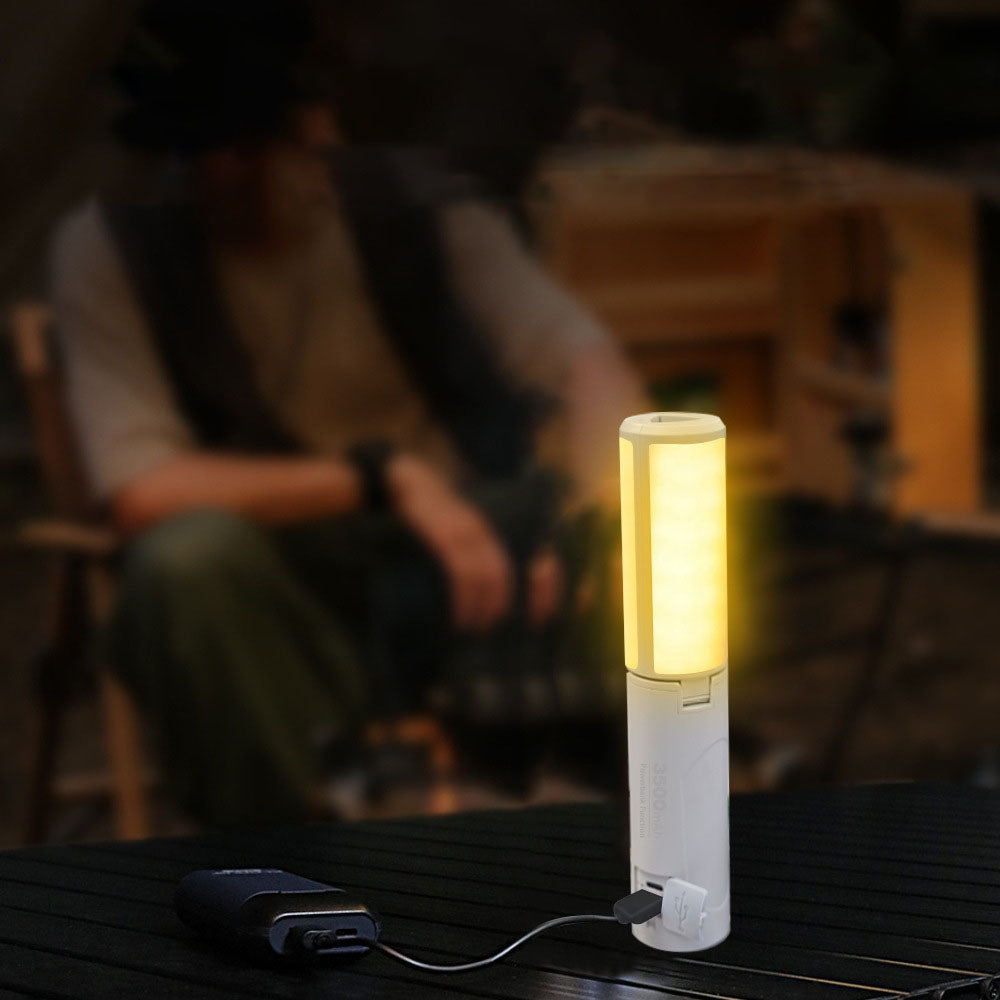Samtidig Kreativ Solbatteridrevet Sylinderformet Jern Akryl LED Utendørslys For Utendørs Patio | Skanto