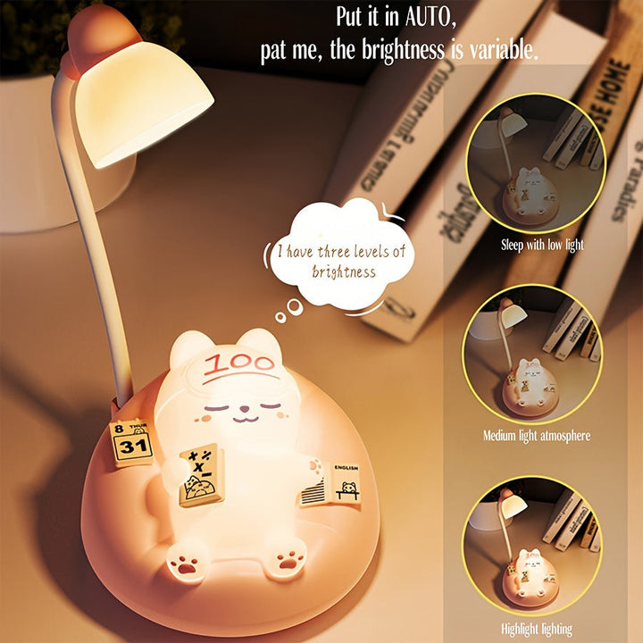 LumiKat Lampe - Søt LED Katt Nattlampe Skanto