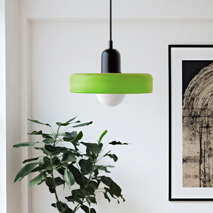 Skandinavisk pendellampe for stue og spisestue – Minimalistisk design med justerbar høyde – Glass