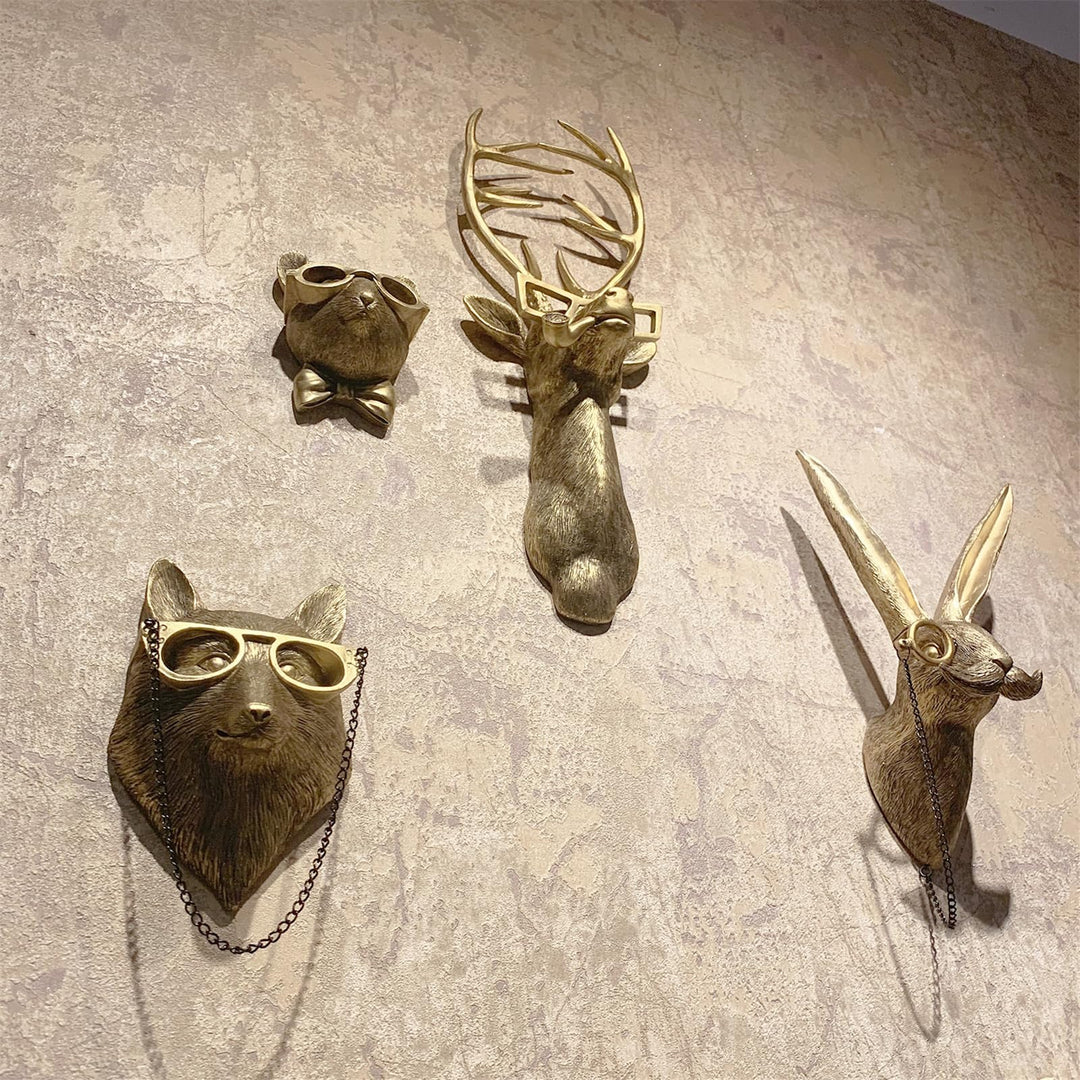 Skanto | Elegant Dyrehode Veggskulpturer