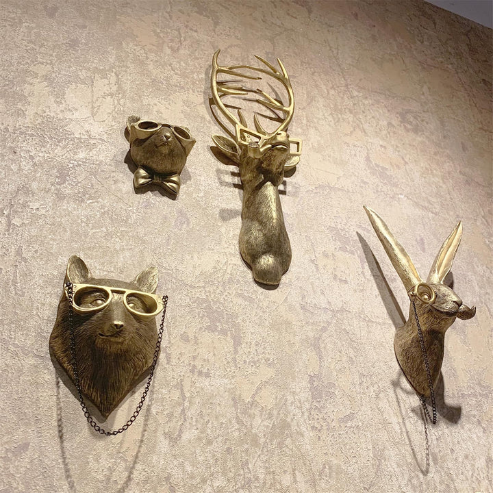 Skanto | Elegant Dyrehode Veggskulpturer