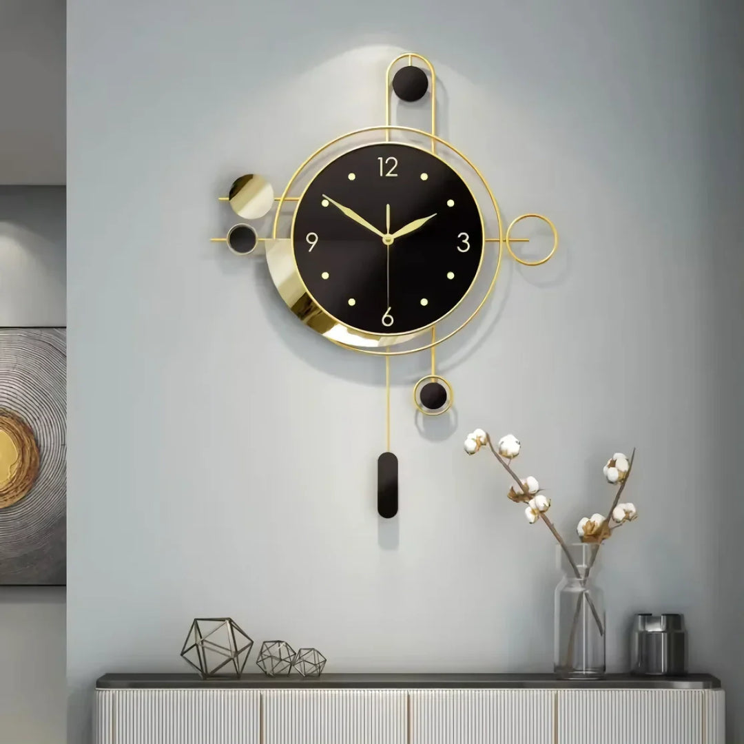 Skanto | Art Deco Gull og Svart Veggur