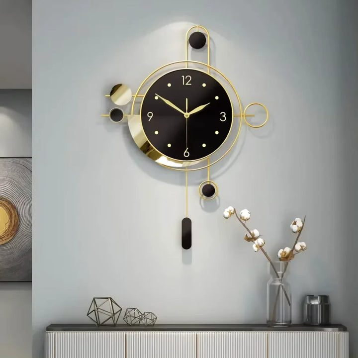 Skanto | Art Deco Gull og Svart Veggur