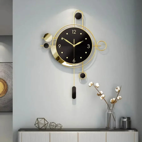 Skanto | Art Deco Gull og Svart Veggur
