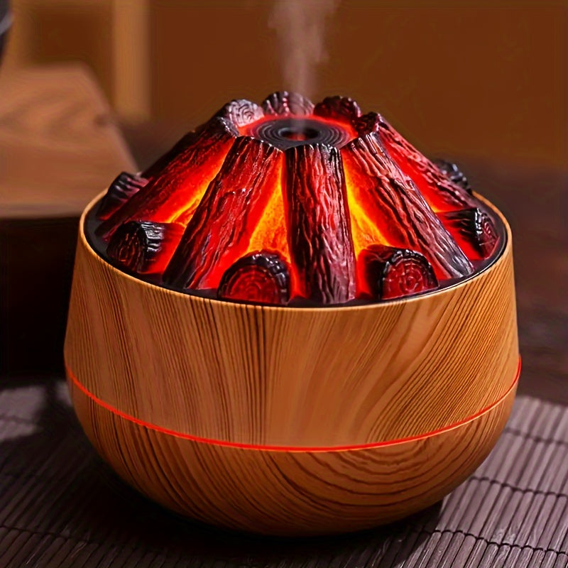 Skanto | Fire Diffuser - Mini simulert kullild luftfukter med realistisk flammeeffekt