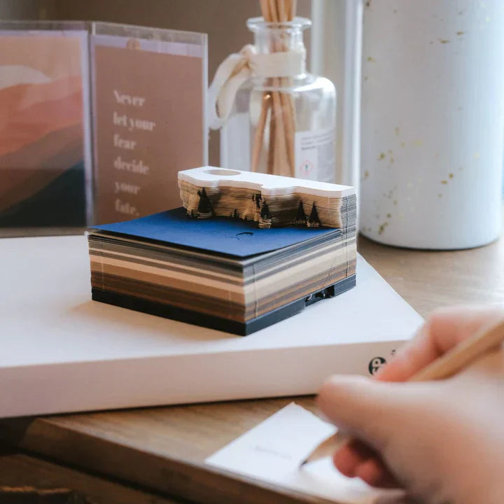 Skanto | 3D tredimensjonal notatblokk carving modell tegneserie kreativ kunstgave