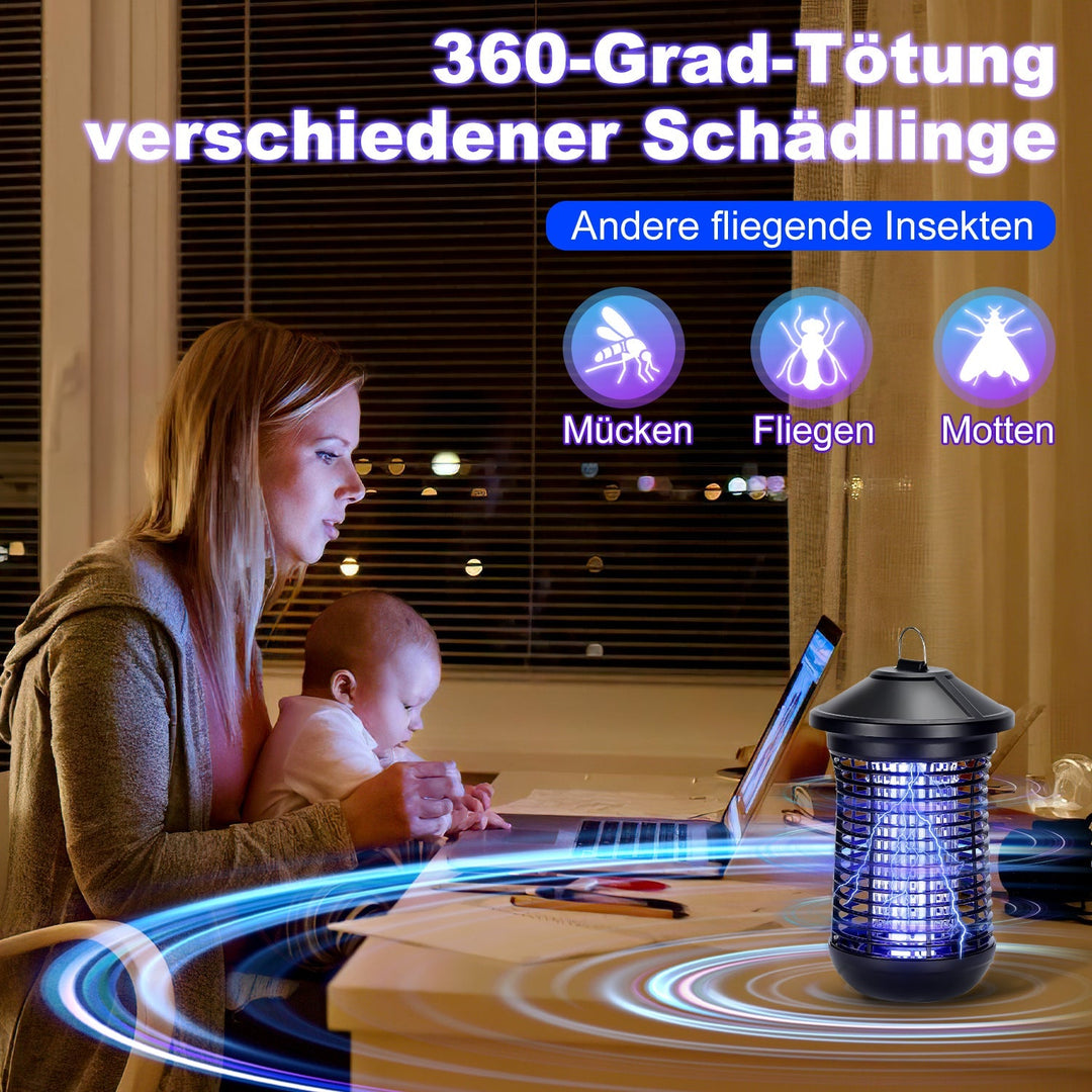 Elektrisk Mygglampe Insekt Dreper UV Lys | Skanto