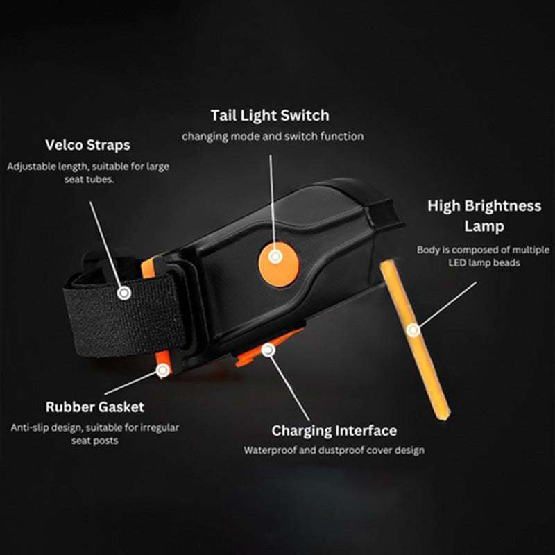 Skanto | LED Sykkel Baklykt