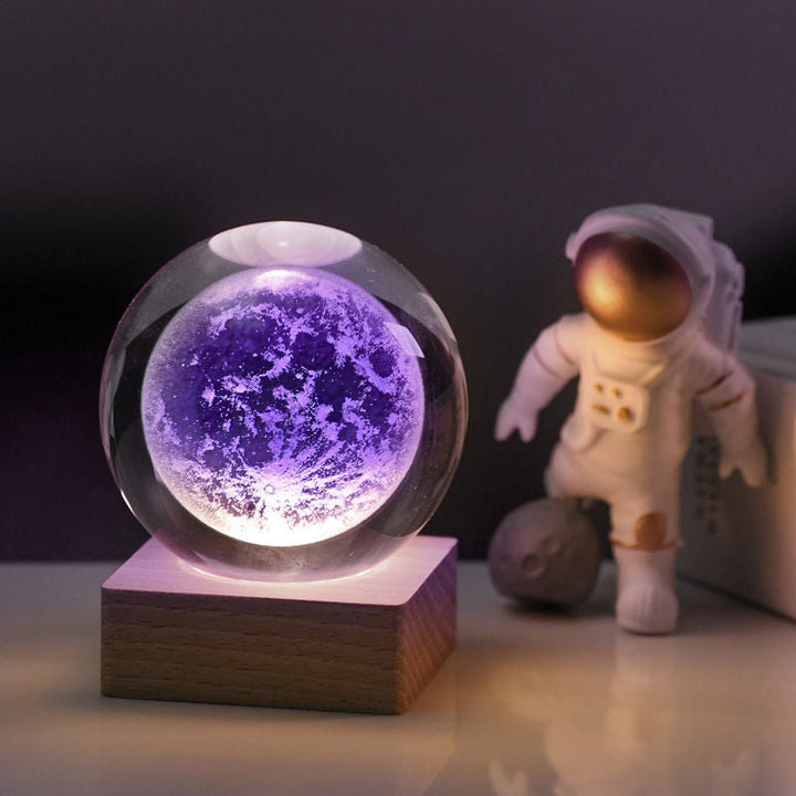 Skanto | 3D Galaxy Crystal Ball Nattlampe Dekorlampe