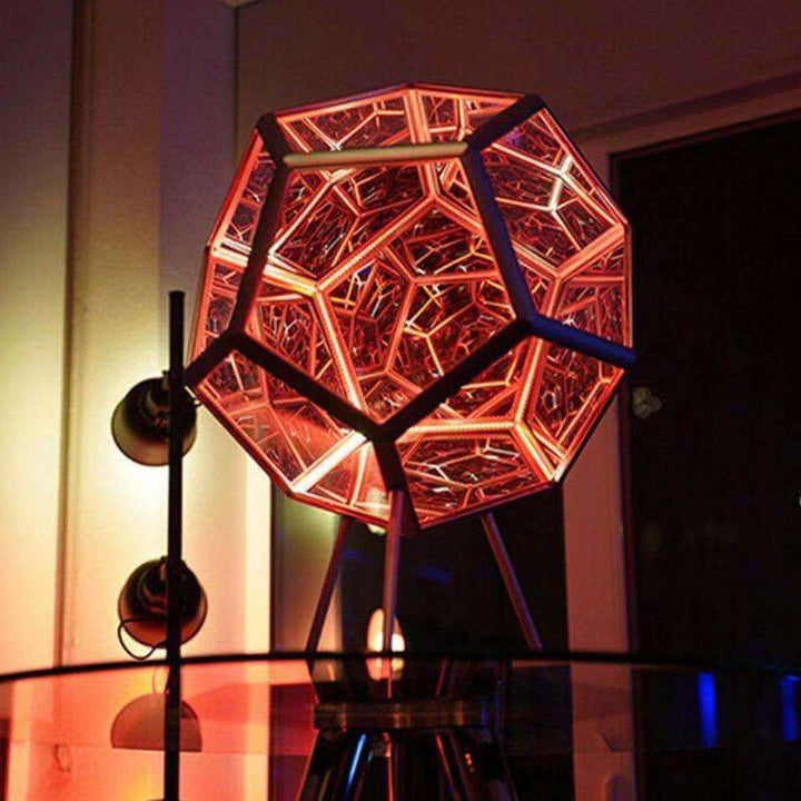 Skanto | Infinity Dodecahedron LED Nattlys Kunst Bordlampe