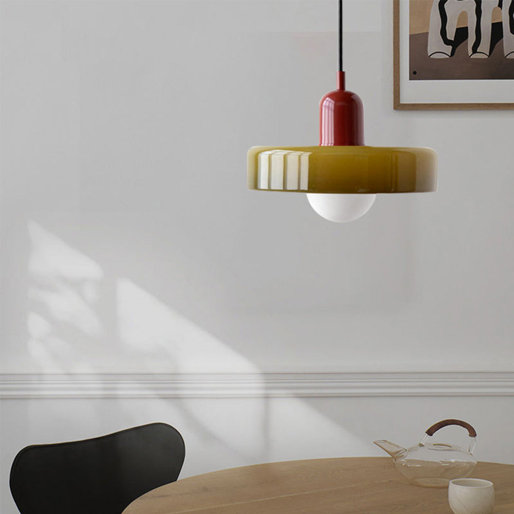 Farget glasspendellampe - BauLume | Skanto