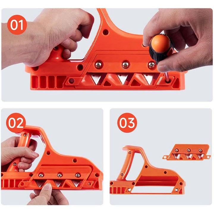 Precisio Faseving - Manuell Kanttrimmer for Gips & Tre (45° & 60°) | Skanto