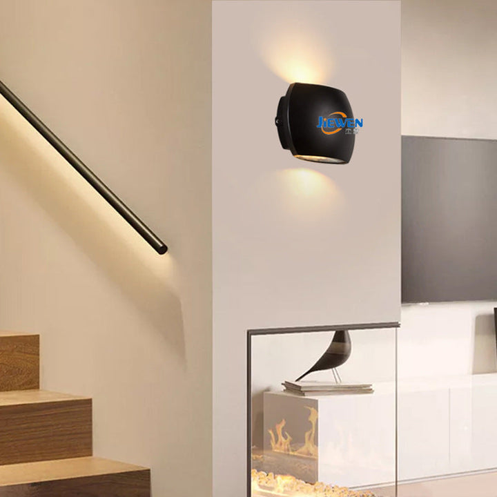 Moderne Industriell Halvsirkel Aluminium LED Utendørs Vegglampe For Hage | Skanto