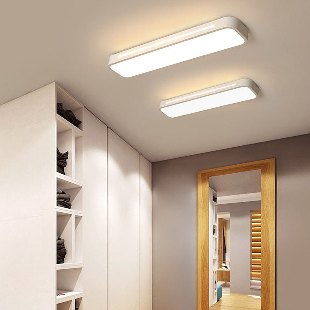 Nordiske minimalistiske lange LED-Deckenleuchte