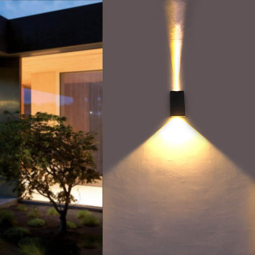 Solar Simple Trapezoid Utendørs Vanntett LED Vegglampe | Skanto