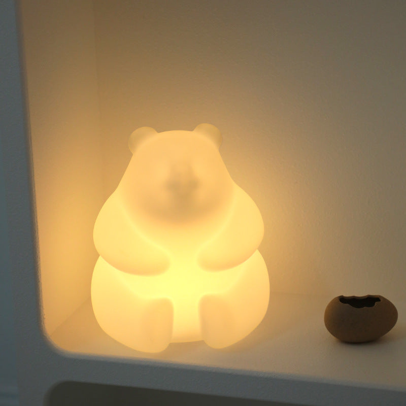 Skanto | Modern Creative Bear PE LED Table Lamp for Living Room